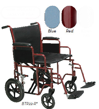 Bariatric Steel Transport Chair